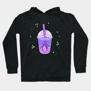 Graveyard boba tea with many ghosts Hoodie